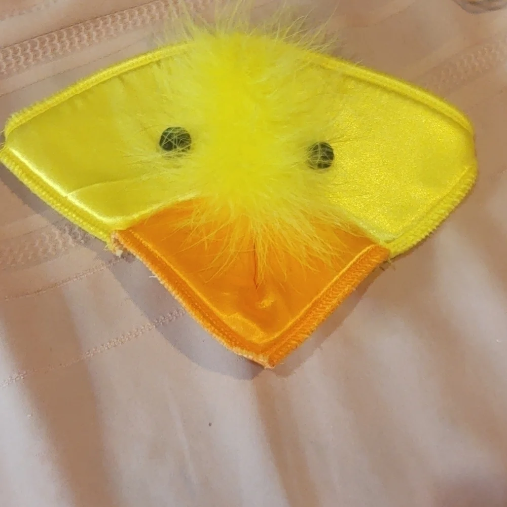Art Store The  Competitor QUACK QUACK DUCK Leotard and Duck Beak Headpiece Sz SC